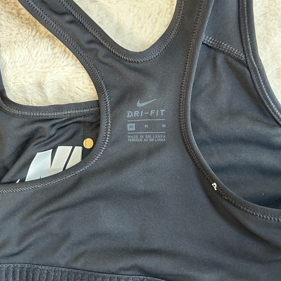 Nike Black Sports Bra Duo with Gold and Silver Accents - Picture 8 of 8